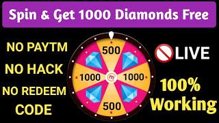 How To Get Free Diamond In Free Fire!! Get Free Diamond In Free Fire!! Dj Alok Character..