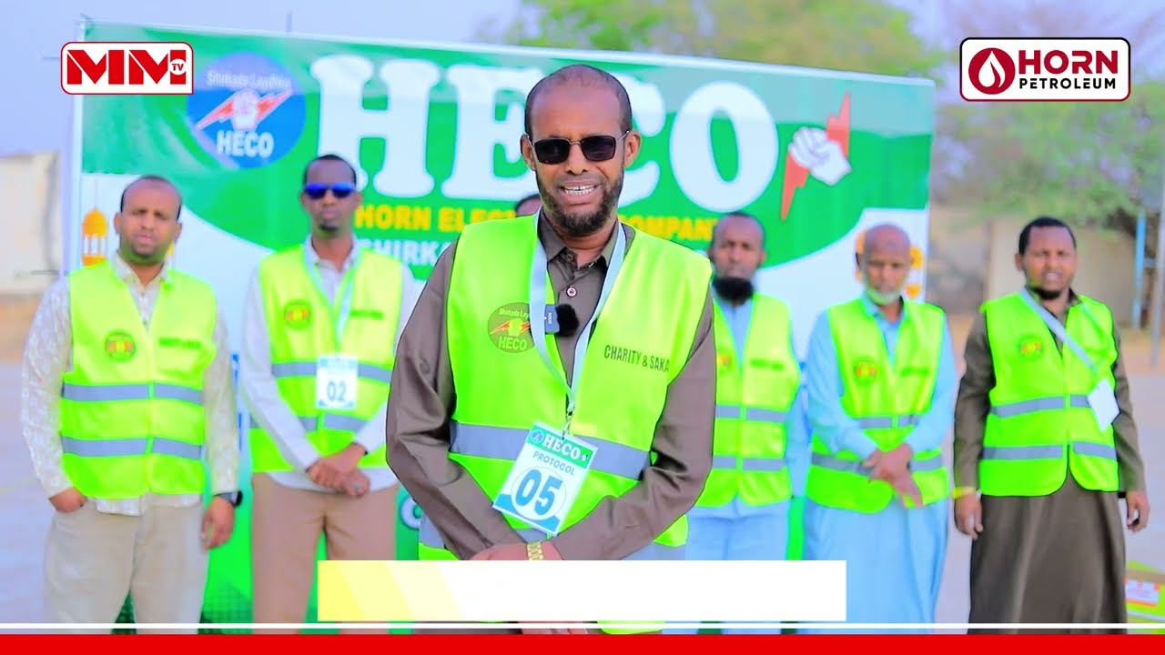 shirkadda Laydhka Burco ee HECO oo Deeq Raashin ah gaadhsiisay dad danyar ah.