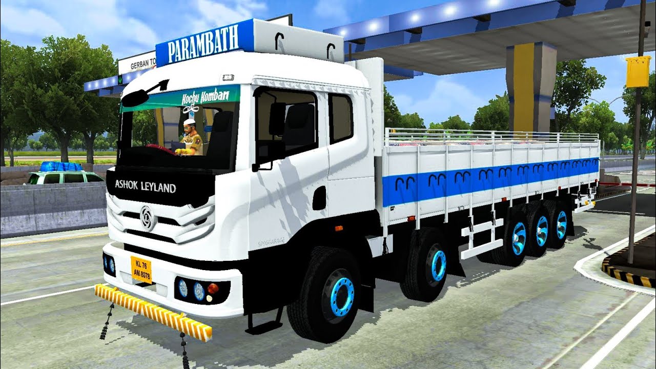 16 Chakka Ashok Leyland Truck 🚛 | Toll Plaza Crossing 🛣️ | Indian Truck Driving | BUSSID”