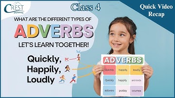Class 4 Adverbs | English Olympiad | CREST Olympiads