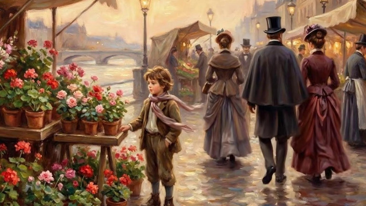 Visual Poems | Paris Flower Market | Romantic Street Flowers | Relaxing Classic Music 2026