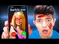 6 YouTubers Who CALLED BARBIE.EXE On CAMERA! (Preston, Brianna, PrestonPlayz)