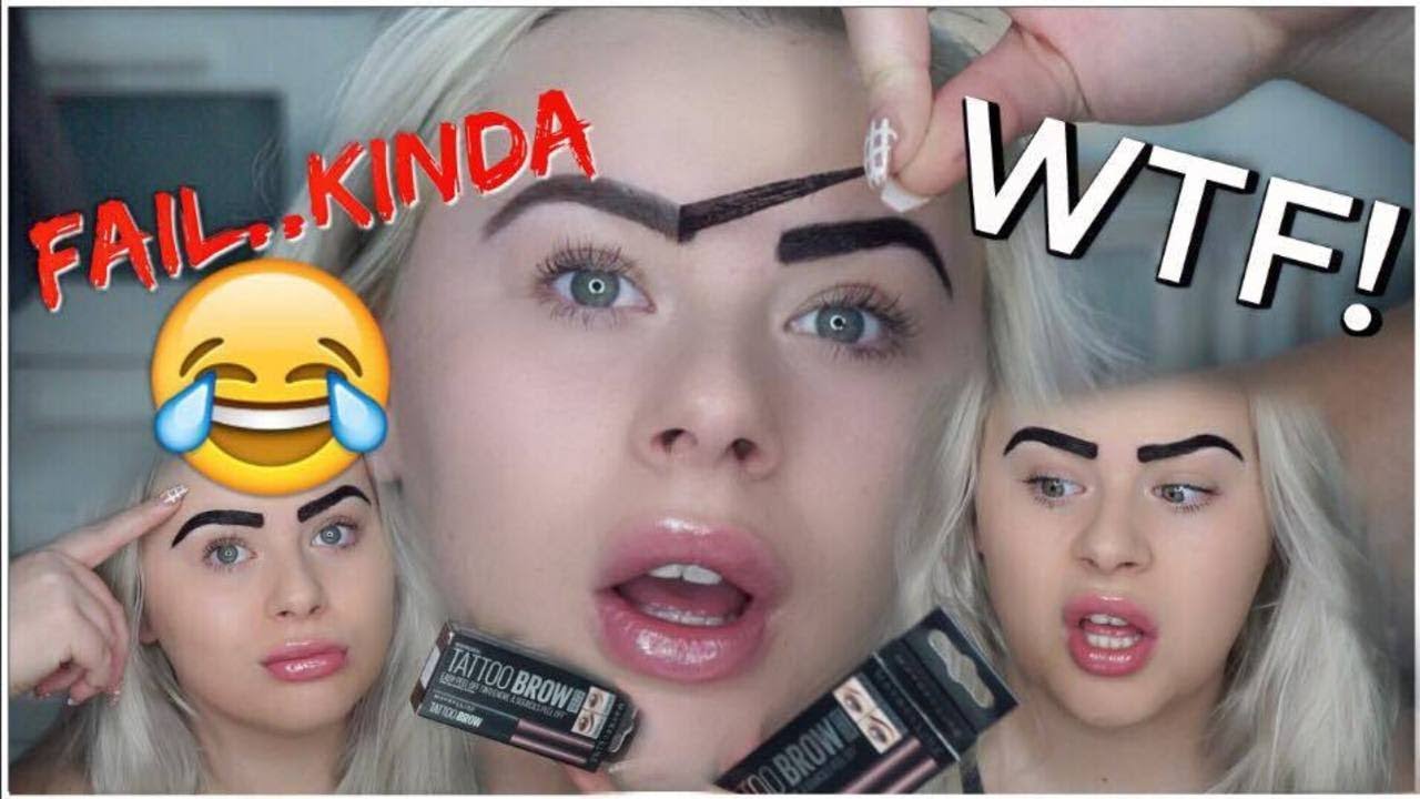 TATTOO BROWS BY MAYBELLINE (So Funny😂!) | SABRINA NICOLE