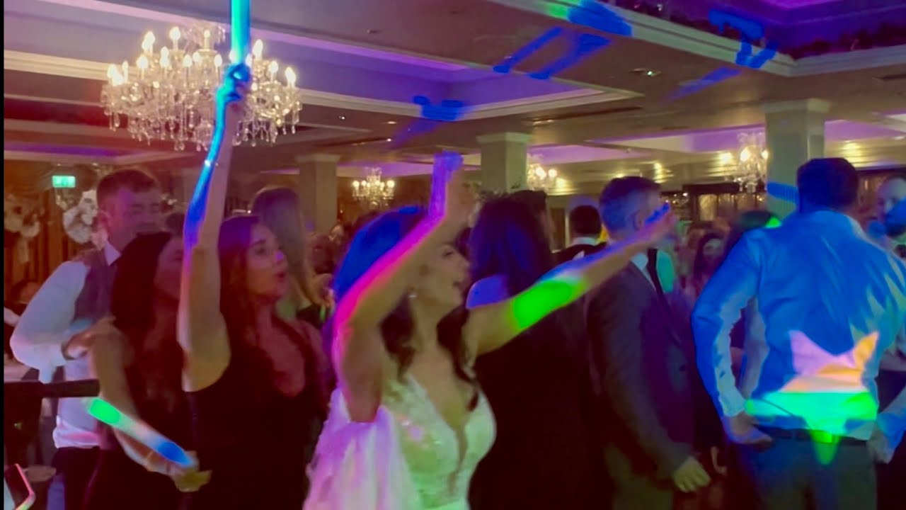Bride and wedding guests enjoying the live entertainment | A Few Good Men Band
