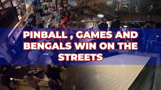 Indian Businessman - Pinball Game Arcade , Street Celebration