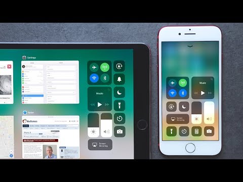 iOS 11 : 제어 센터 사용 방법