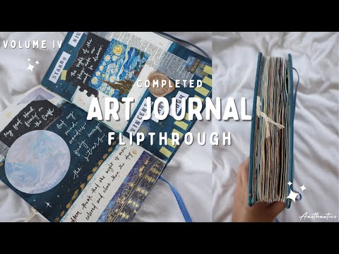 flip album  2022  Art Journal Flip Through #4 | Aasthaetics