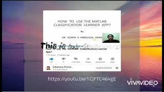 How to use Matlab Classification Learner App
