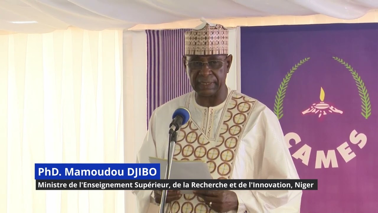 Discours du Président du Conseil des Ministres du CAMES lu par PhD Mamoudou DJIBO
