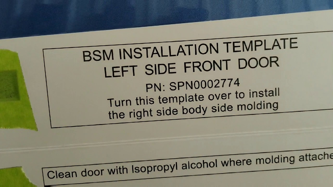 How to install body side moldings on 2019 Subaru crosstrek YouTube