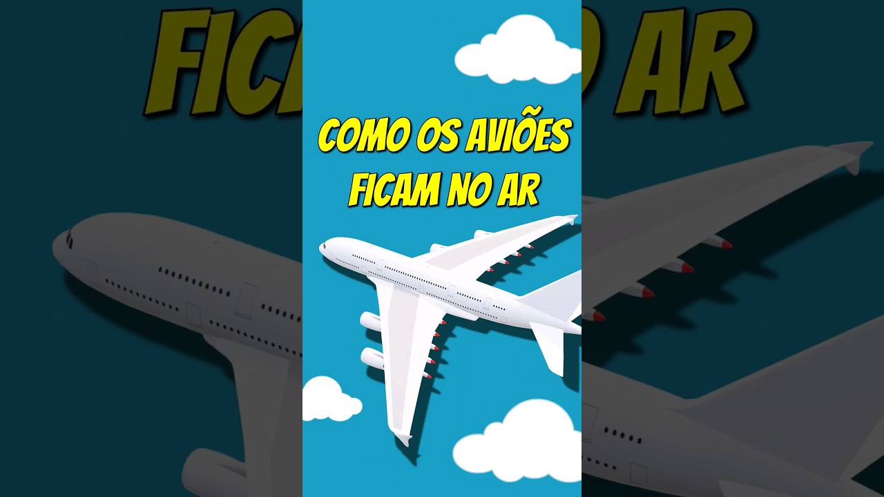 ✈️☁️ Como os AVIÕES conseguem ficar no ar? 