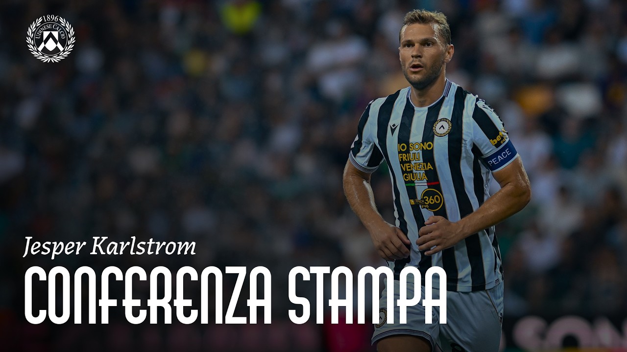 Jesper Karlstrom in conferenza stampa | Friuli Venezia Giulia Cup