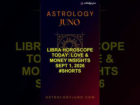 Libra Horoscope Today: Love & Money Insights Sept 1, 2026 #Shorts