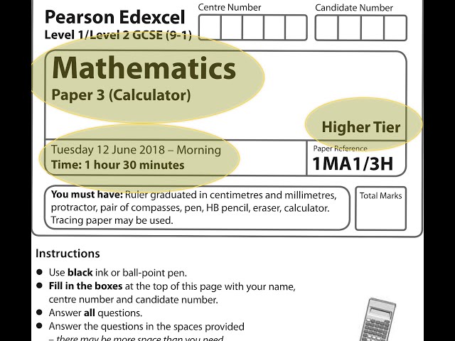 GCSE Maths (9-1) Results Analysis for 2018, Maths