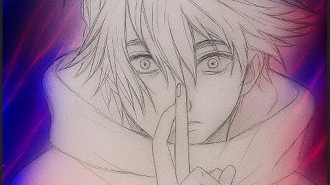 “Behind His Blue Eyes 💙 Gojo Satoru Domain Expansion | Epic Jujutsu Kaisen Drawing”