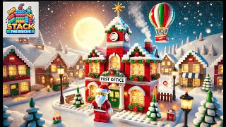 Santas Post Office Lego Set Assembly ASMR build