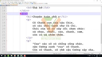 [HTML] Sử dụng thẻ div