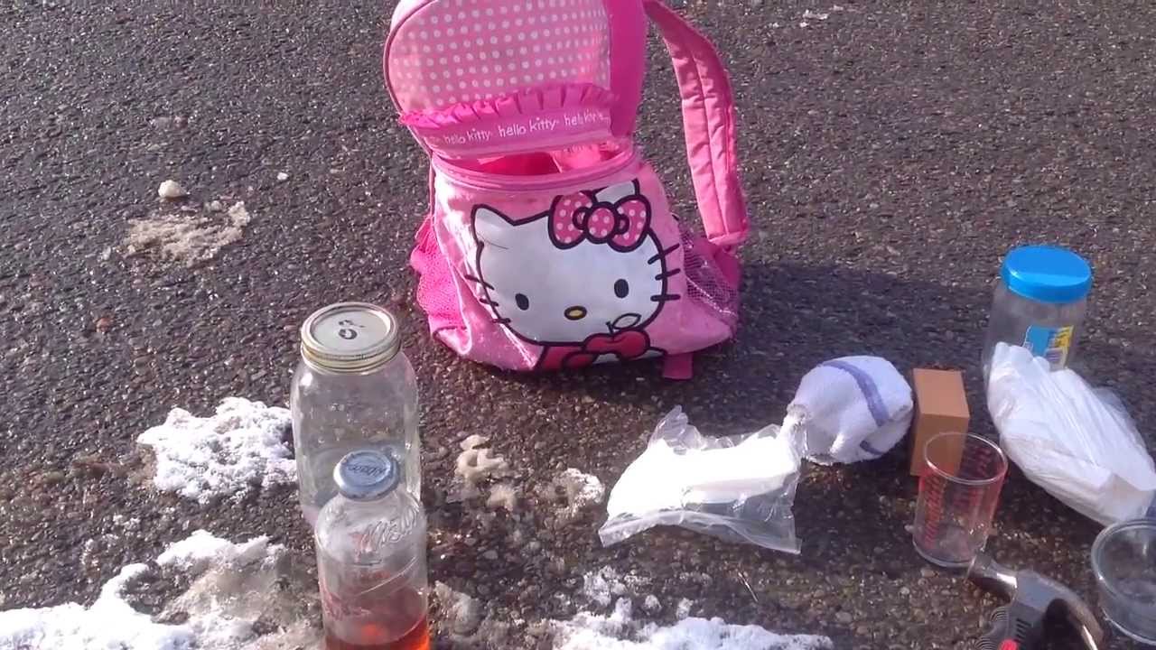 Meth Lab Found In Hello Kitty Backpack - YouTube