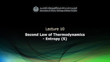 BA114 - Lecture 10:  Second Law of Thermodynamics - Entropy (S)