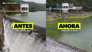 Presas en el Valle de México POR DEBAJO de la mitad de su capacidad