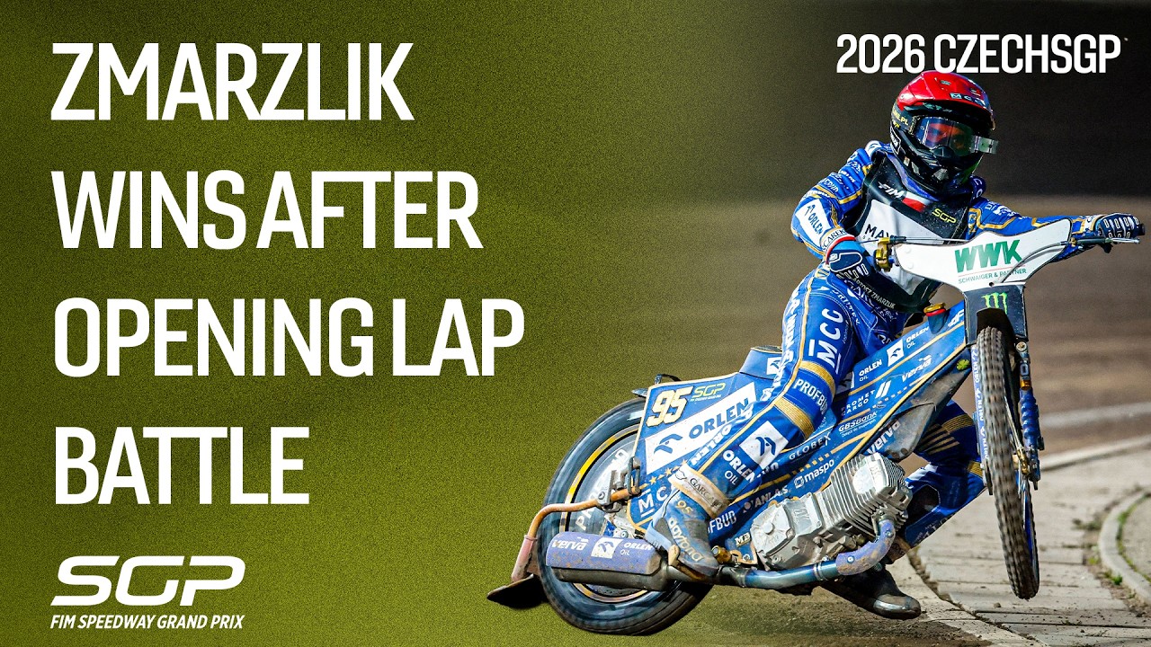 Zmarzlik Wins After First Lap Chaos | 2026 CzechSGP | FIM Speedway