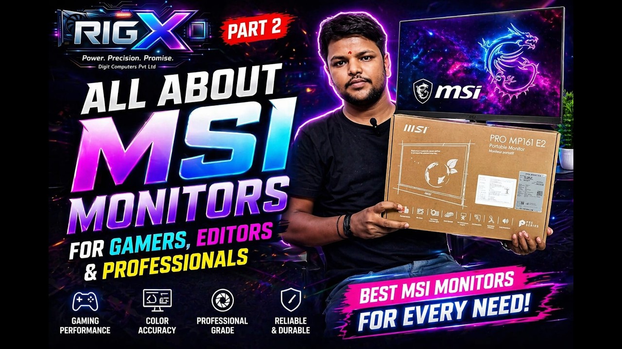 TOP 5 MSI Monitors  2026 Explained 🖥️ #moniter #nehruplace #msigaming