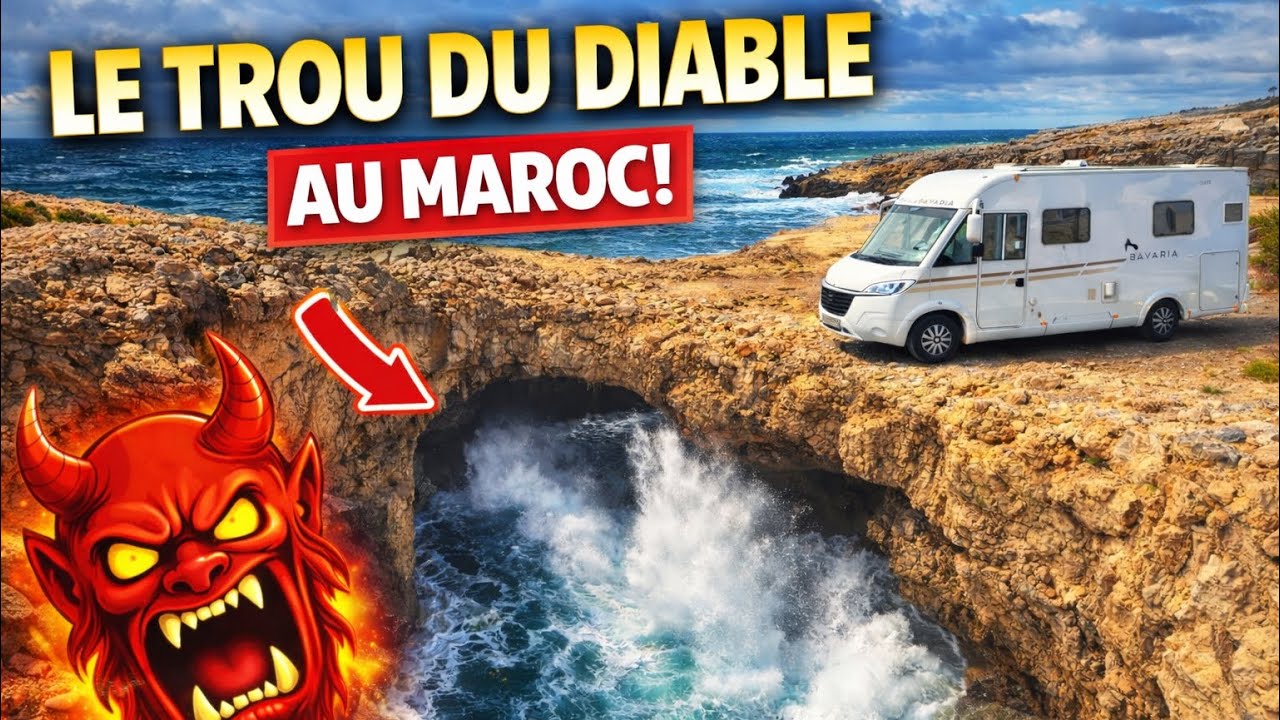 On découvre le Trou du Diable au Maroc en camping-car 😱