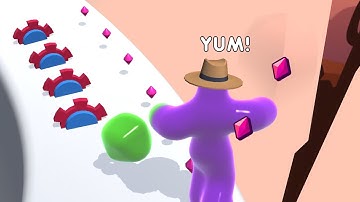 Indiana Jones BLOB! 🧔🌴 - Blob Runner 3D - level #74-75 - High score - All levels