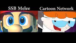 SSB Melee & Cartoon Network - 2024 Intro Comparison #cartoon