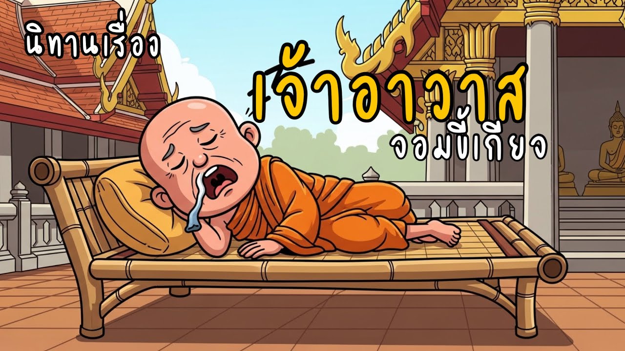 เจ้าอาวาส ขี้เกียจ #นิทานเสียง #เล่าเรื่องยาว #เรื่องเล่าก่อนนอน #ฟังเพลินๆ #เรื่องเล่าวัดไทย