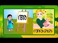 Malayalam alphabets  malayalam alphabets and words for children