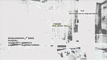 MW3: AMAZING FEED WITH THE BARRET .50 CAL!