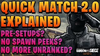 How Does QUICK MATCH 2.0 Actually Work?! - Rainbow Six Siege Y8S3 Heavy Mettle screenshot 2