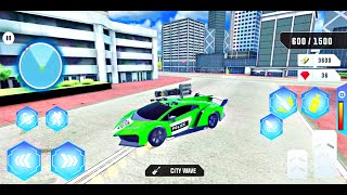 Car Simulator 2 - Flying Helicopter Car Robot - Driving Simulators - Android ios Gameplay screenshot 2