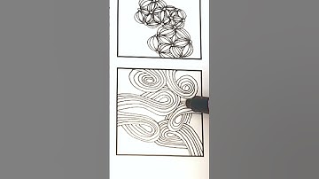Tangle it up:  How to draw Sand Swirl - A relaxing tangle great for Beginners! #shorts