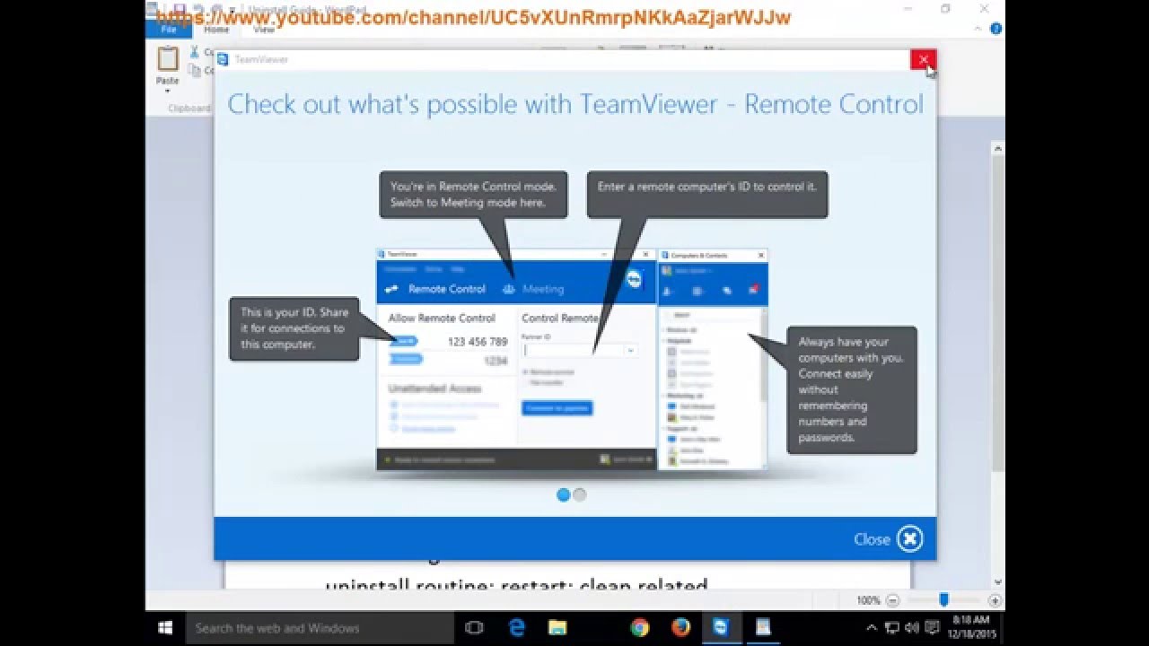 teamviewer free option removed