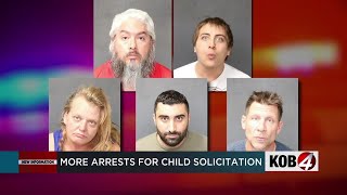 More suspects arrested for child solicitation