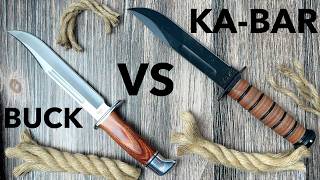 KA-BAR vs Buck 120 — Which Fixed Blade Would You Carry?