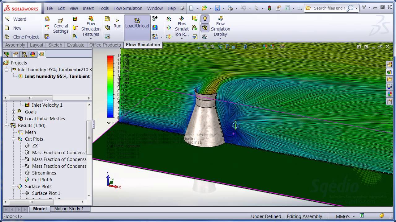 Novidades SolidWorks 2013: #24 Flow Simulation - Streamlines e ...