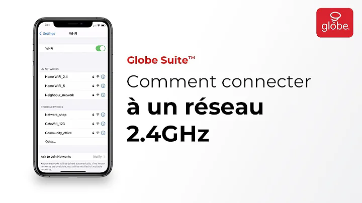 Comment connecter à un réseau 2.4GHz – Maison intelligente | Maison intelligente Globe