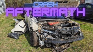 Civic Type R FL5 Crash Aftermath