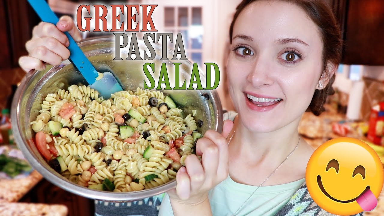 Greek Pasta Salad Recipe - YouTube