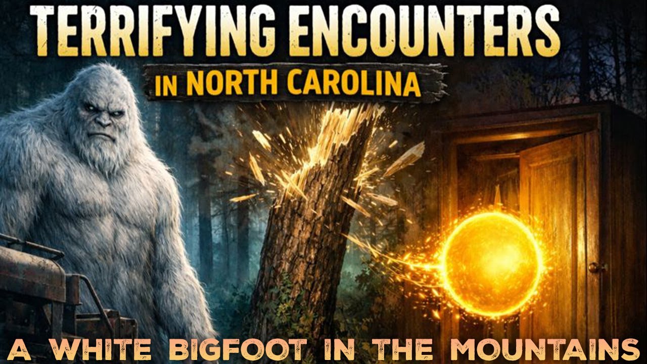 The White Sasquatch OF Evergreen North Carolina | Violent Tree Shaking in the Asheville Mountains