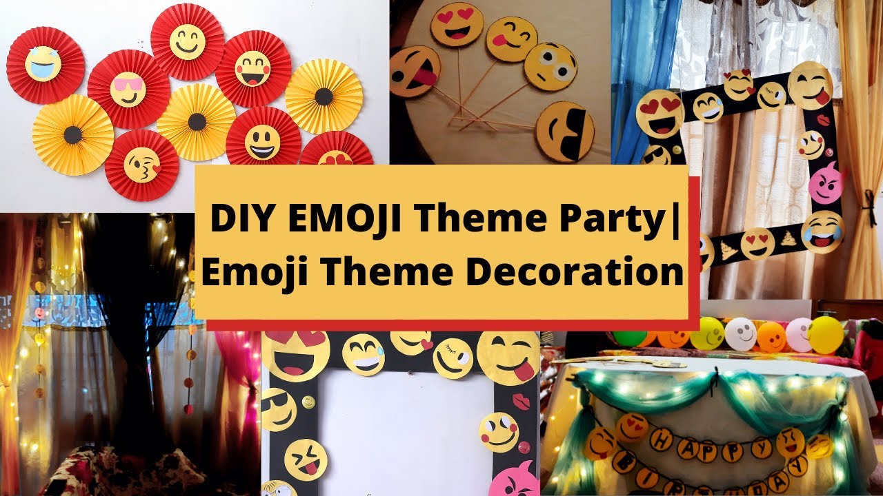 Emojis Party Decorations Ideas Shop Cheap