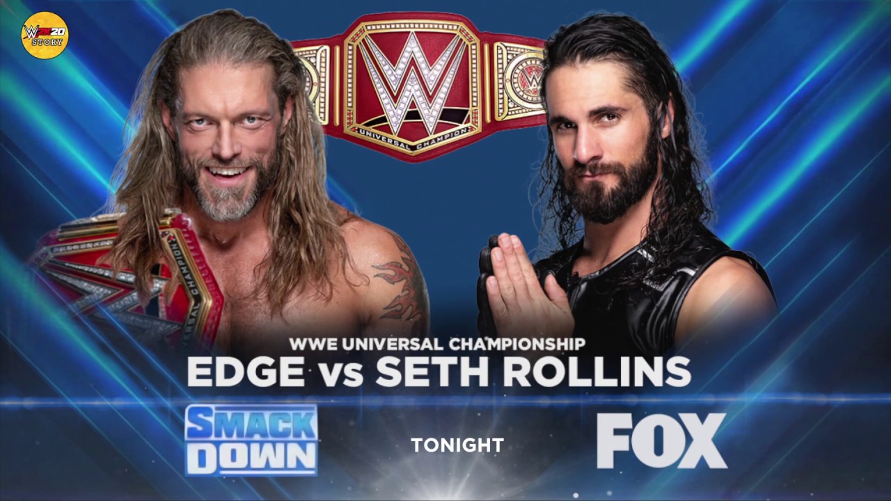 picture Seth Rollins Universal Champion Blue wwe2k20 story edge vs seth rollins for the universal championship