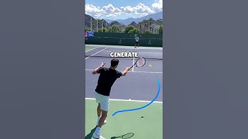 The KEY🔑 To Hit With Effortless POWER💥 | Video credit: @zenracquets
