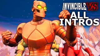 INVINCIBLE VS Robot All Intros Dialogue (Character Banter) 4K Ultra HD