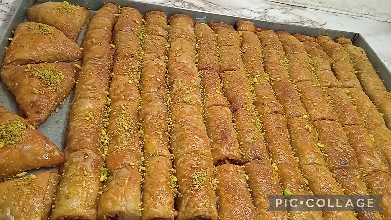 خسرت وقتي في توريق البقلاوة التركية وهي تتخدم في وقفة بدون نشاء وبدون توريق