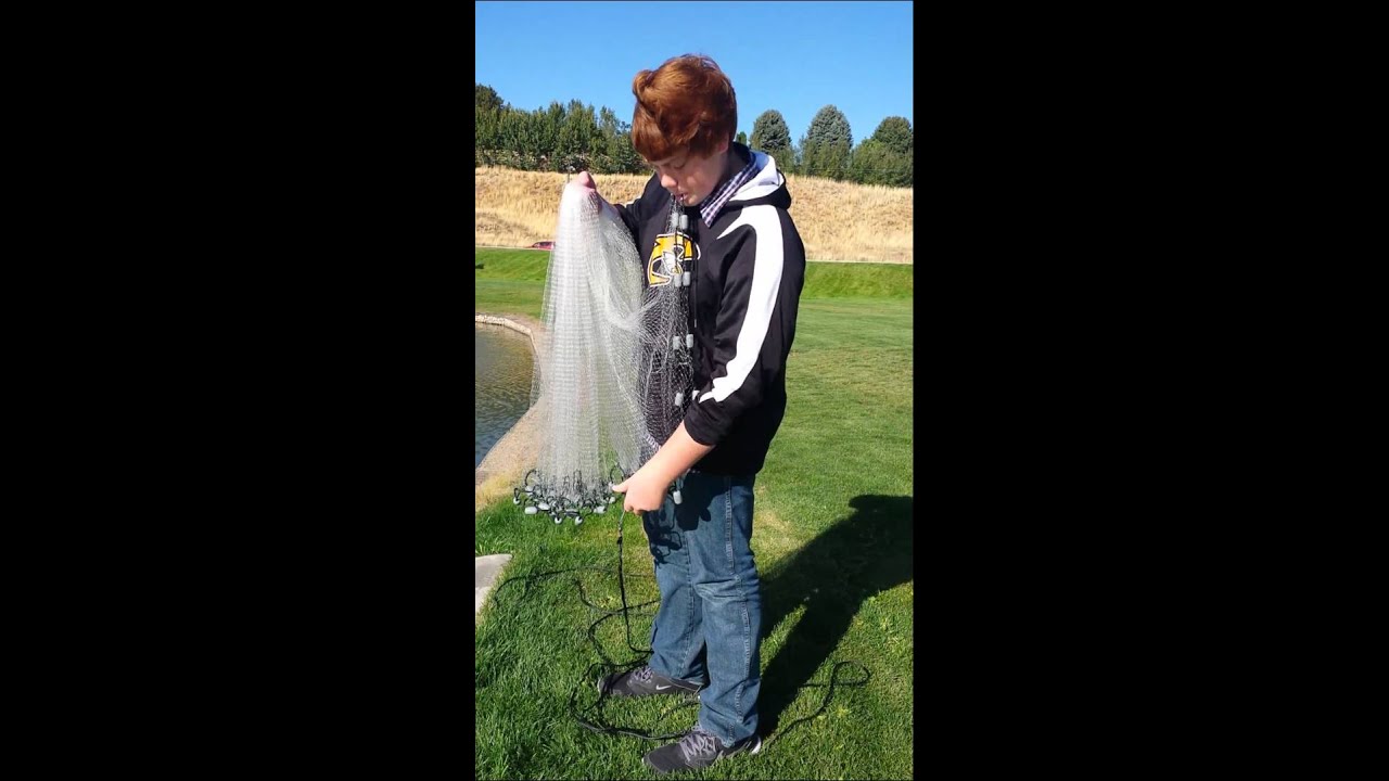 The best way to throw a cast net - YouTube