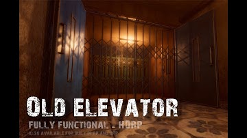 Old Elevator - Fully Functional - HDRP Demo Scene - v.1.0.1